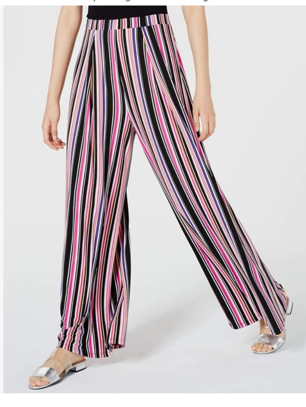 Bar III Wide-Leg Pants Women's Size L